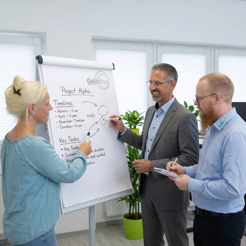 Planung einer Migrationsstrategie am Whiteboard